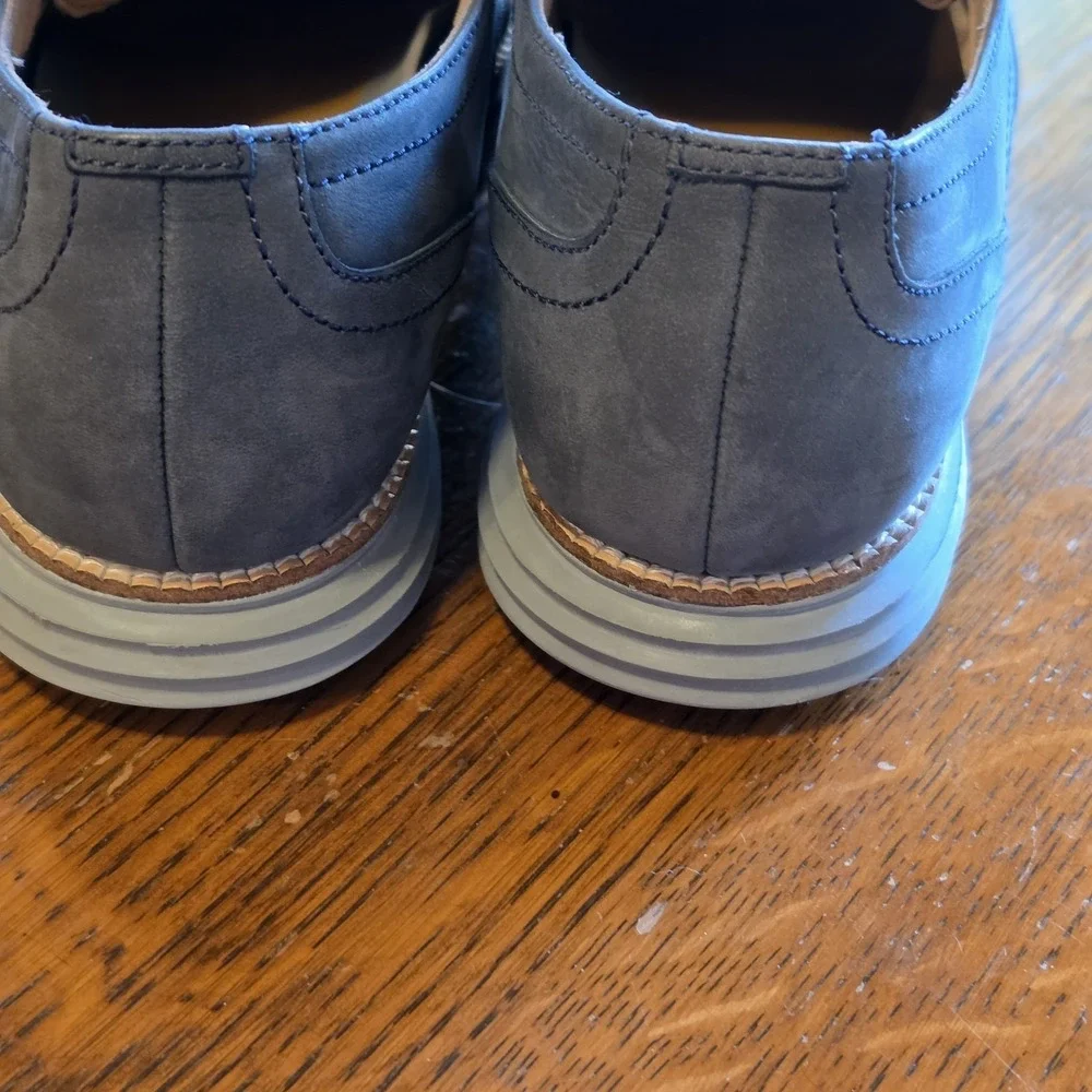 Cole Haan Shoes Original Grand Smoky Blue Wingtip Oxfords C26473 Mens Size 9.5 M